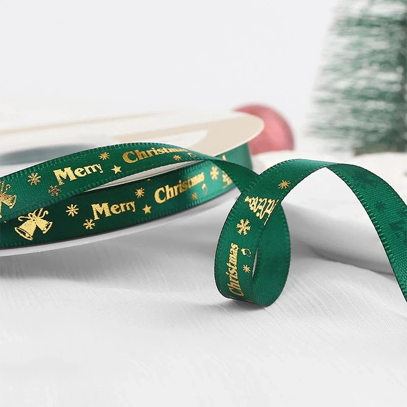 5m Christmas Ribbon – Gift Wrap, Tree & Holiday Décor Christmas Craft Ribbon Babs 1cm-05 5M