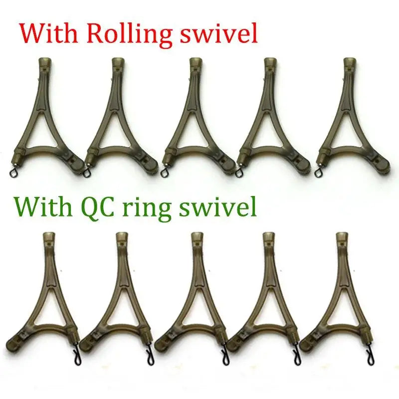 10pcs Carp Fishing Anti-Tangle System | Feeder Swivel Rig Tool Fishing Rig Accessory Babs