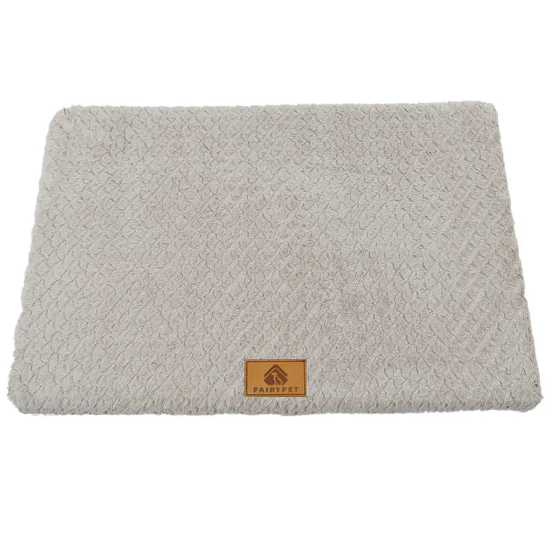 3D Foam Dog Bed | Washable Faux Fur, Waterproof, Anti-Slip Dog Bed Babs G 90x58cm pet 17.5kg