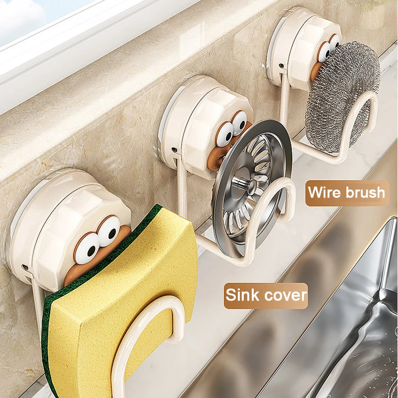 Suction Cup Kitchen Sink Organizer Rack – Stainless Steel Kitchen Organizer Rack Babs