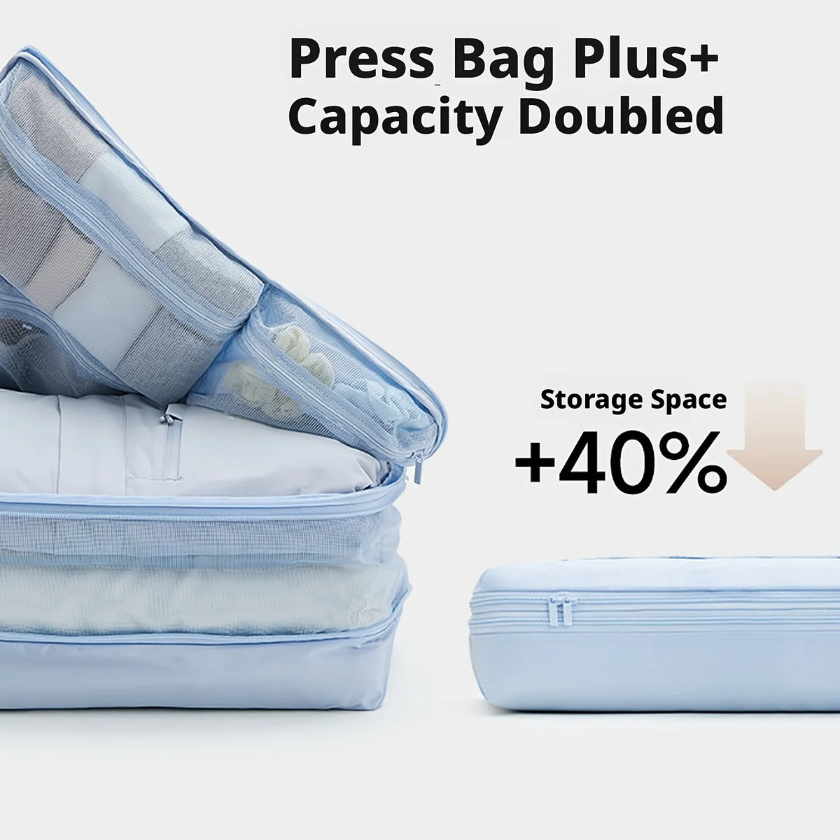 Large Comforter Storage Bag – Self-Compression Organizer Bedding Storage Bag Babs