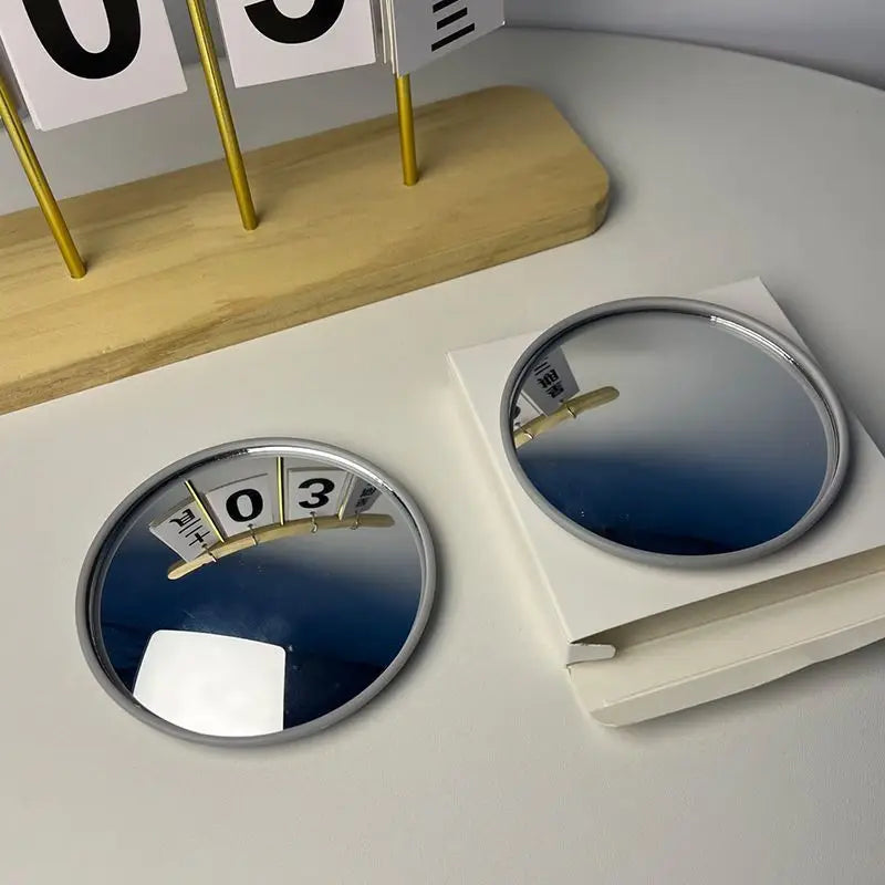 Convex Round Mirror Selfie Prop – Wide-Angle Travel Photo Mirror Selfie Photo Prop Babs