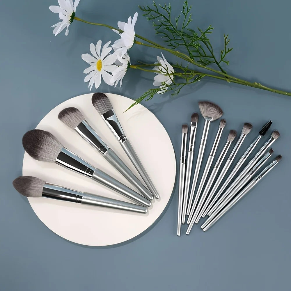 14-Piece Makeup Brush Set – Soft Nylon for Precise Face Application Makeup Brush Set Babs