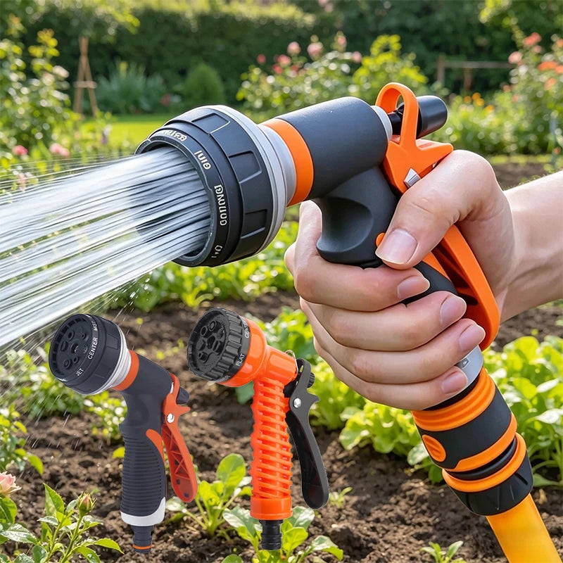 8-Mode High-Pressure Garden Spray Gun – Adjustable Nozzle Garden Spray Gun Babs