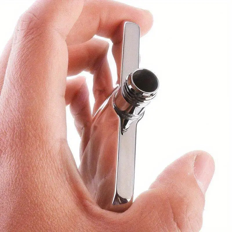 4oz Stainless Steel Flat Hip Flask – Portable Square Travel Flask Hip Flask Babs