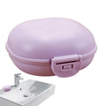 Portable Travel Soap Box – Waterproof Sealed Lid Holder Travel Soap Box Babs Black