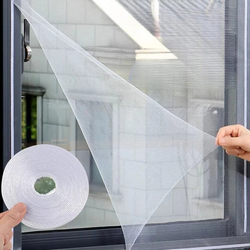 DIY Self-Adhesive Window Screen Anti-Insect Mesh Net 1.5×2M Window Screen Mesh Babs
