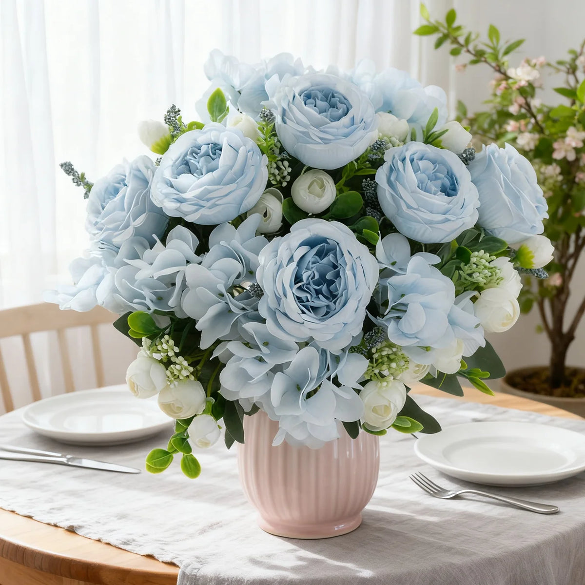 Real Touch Silk Peony Artificial Flowers – Wedding & Home Décor Artificial Silk Flowers Babs