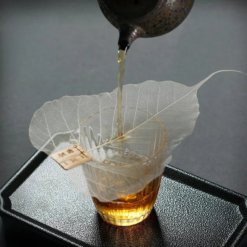 Bodhi Leaf Tea Strainer – Reusable Kung Fu Tea Filter Tea Strainer Babs
