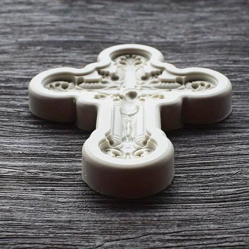 Cross Pendant Silicone Resin Mold – DIY Jewelry Keychain Cast Silicone Resin Mold Babs
