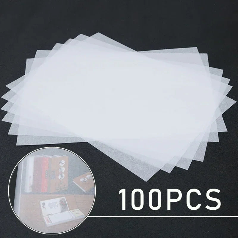 100pcs A4 Translucent Tracing Paper — Drawing, Calligraphy & DIY Art Tracing Paper Set Babs Burgundy China Mainland