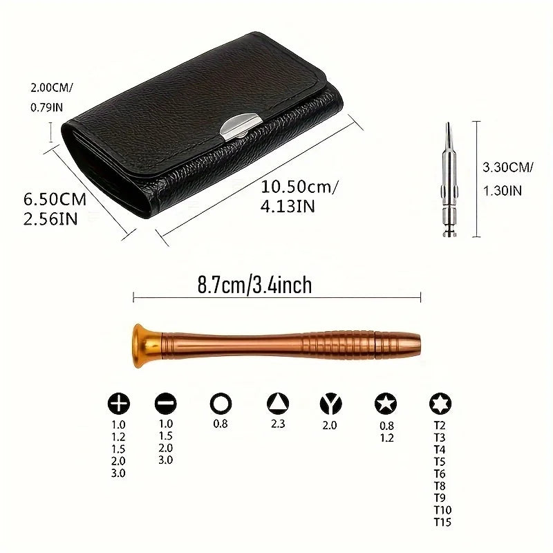 25-in-1 Precision Screwdriver Set — Magnetic Bits, Portable Precision Screwdriver Set Babs