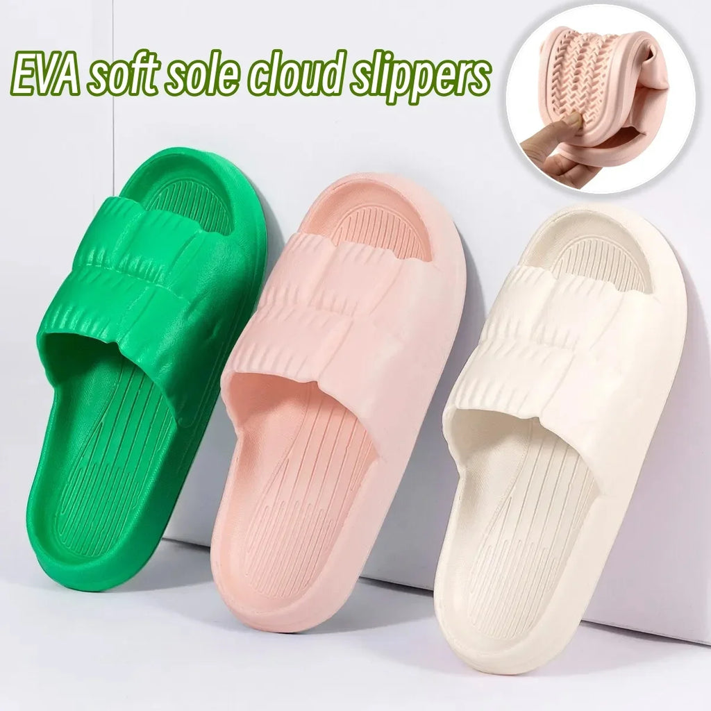 Women's Cloud Slippers EVA Platform Non-Slip Flip Flops Platform Flip Flops Babs