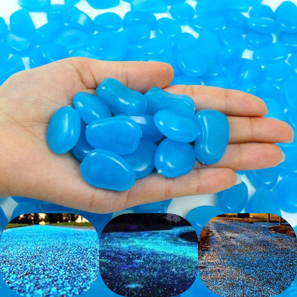 Glowing Garden Pebbles – Glow-in-the-Dark Rocks for Landscape Glowing Garden Pebbles Babs