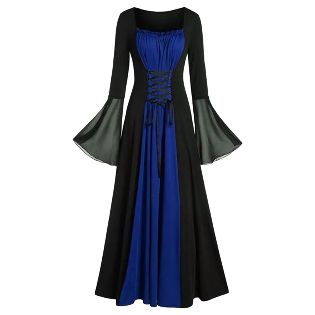 Plus Size Gothic Hooded Maxi Dress | Medieval Victorian Gown Gothic Costume Dress Babs