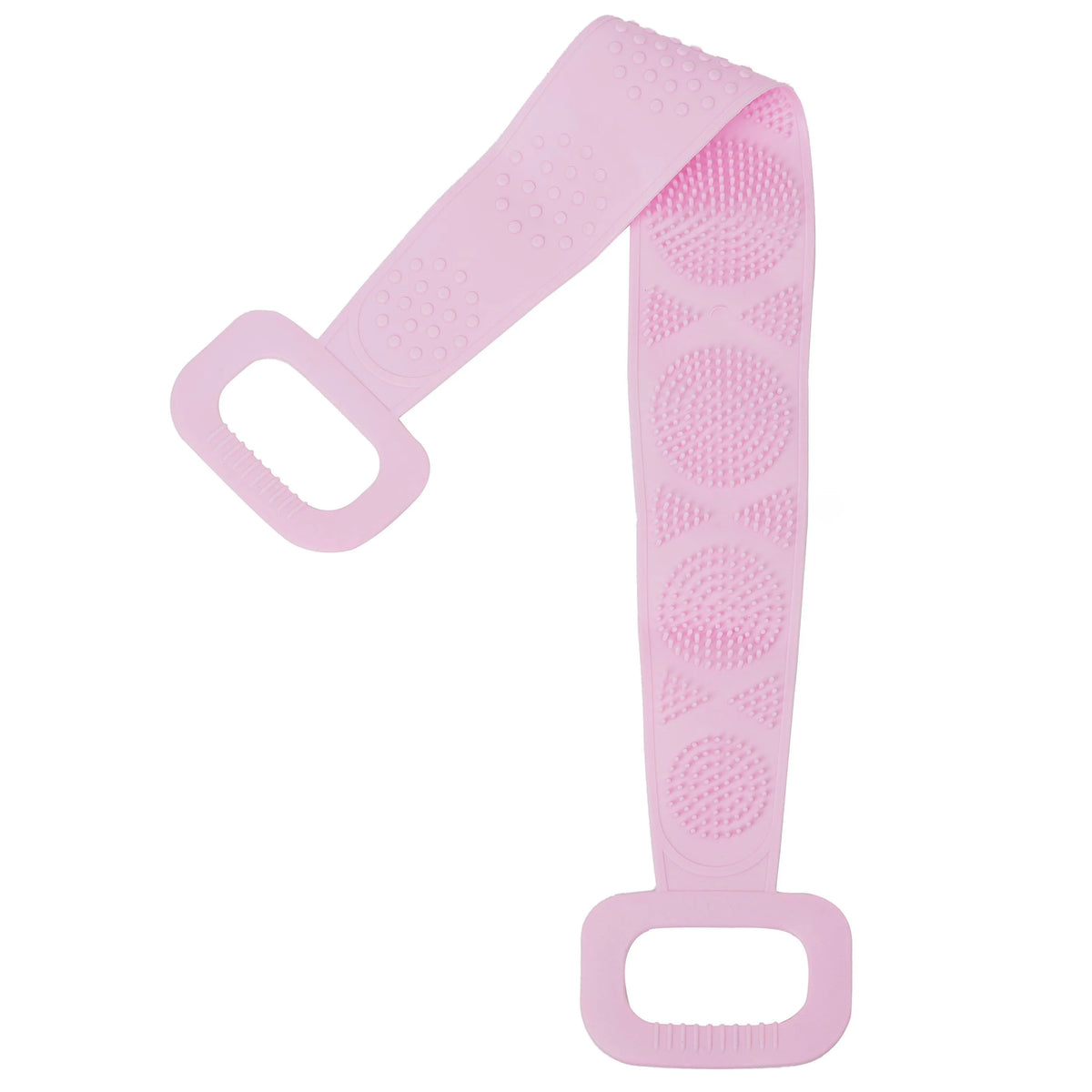 Silicone Body Scrub Brush & Exfoliating Bath Belt Body Scrub Brush Babs Pink Silica Gel