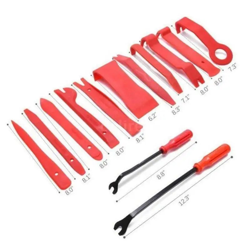 13-Piece Car Interior Trim & Audio Removal Tool Kit Auto Trim Removal Kit Babs