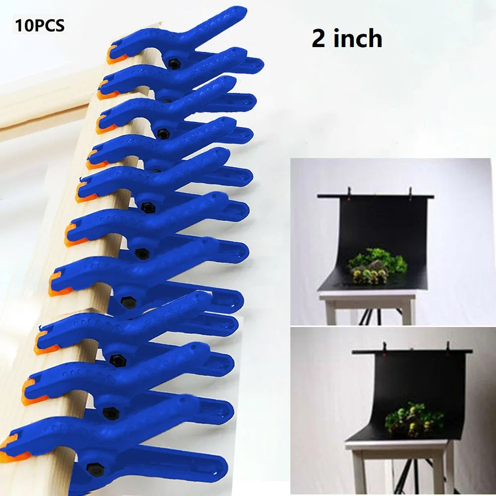 10Pcs 2-Inch Plastic Spring Clamps – Woodworking & Photo Use Spring Clamps Babs