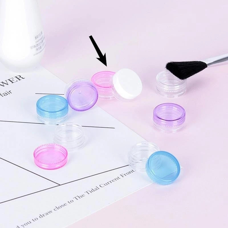 50pcs 3g Frosted Cosmetic Jars – Eye Shadow & Powder Bottles Cosmetic Packaging Jars Babs pink-50pcs