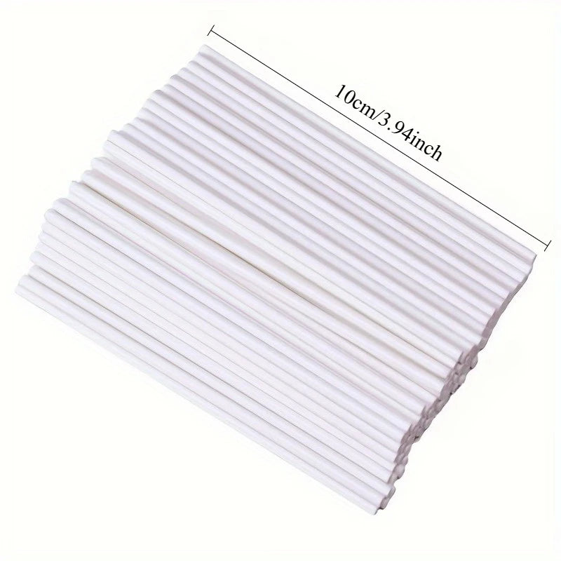 Lollipop Sticks – Tasteless, Fluorescent-Free Plastic Candy Sticks Candy Making Sticks Babs