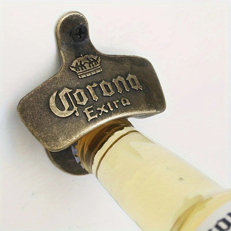 Vintage Wall Mounted Bottle Opener – Zinc Alloy Rustic Bar Wall Bottle Opener Babs