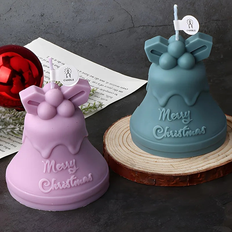 3D Christmas Bell Silicone Mold – Soap, Candle & Resin Crafts Silicone Craft Mold Babs