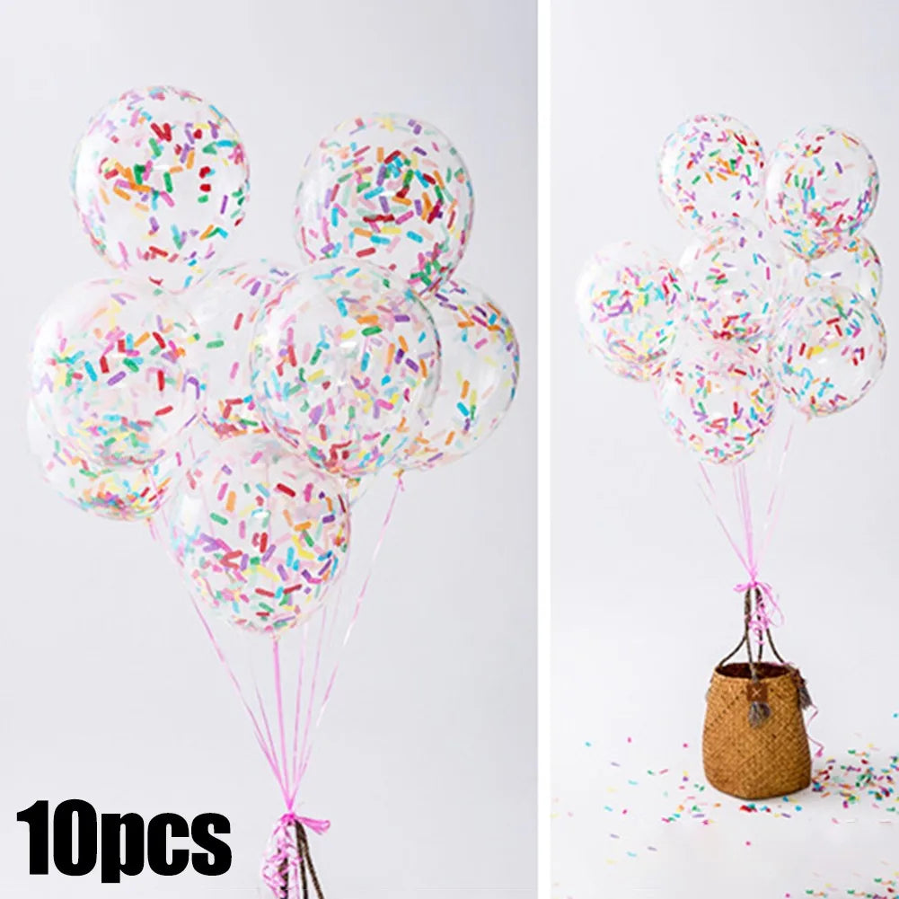 10pcs Ice Cream Confetti Latex Balloons – Party Decoration Party Balloons Babs