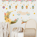 Ramadan Mubarak Wall & Window Stickers – Eid Moon Star Decor Decorative Wall Stickers Babs C
