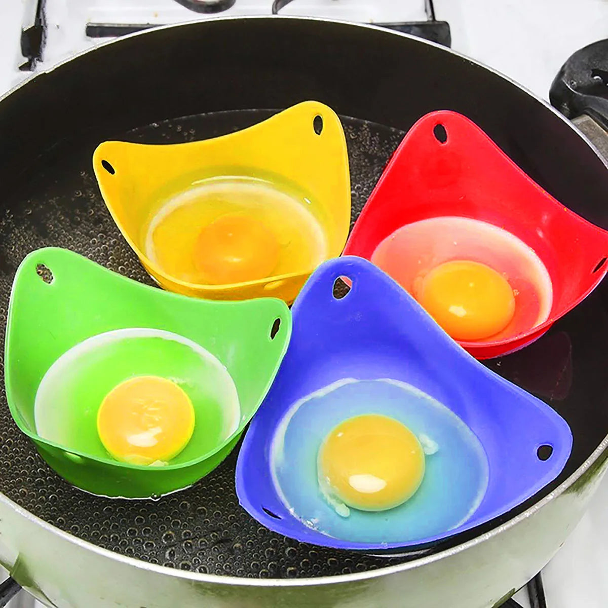 Silicone Egg Poacher Cups – Microwave, Air Fryer & Stovetop Egg Poacher Cups Babs