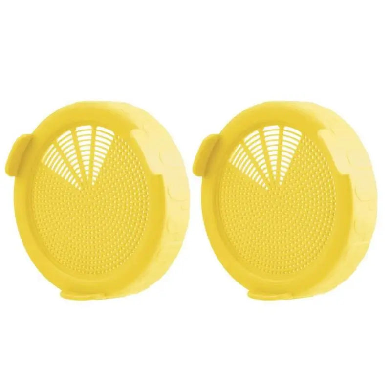 2-Pack Wide Mouth Jar Sprouting Strainer Lids for Mason Jars Sprouting Strainer Lids Babs