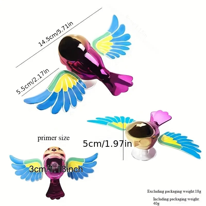 Wind-Powered Flying Bird Car Ornament – Moving Wings Decor Car Ornament Babs