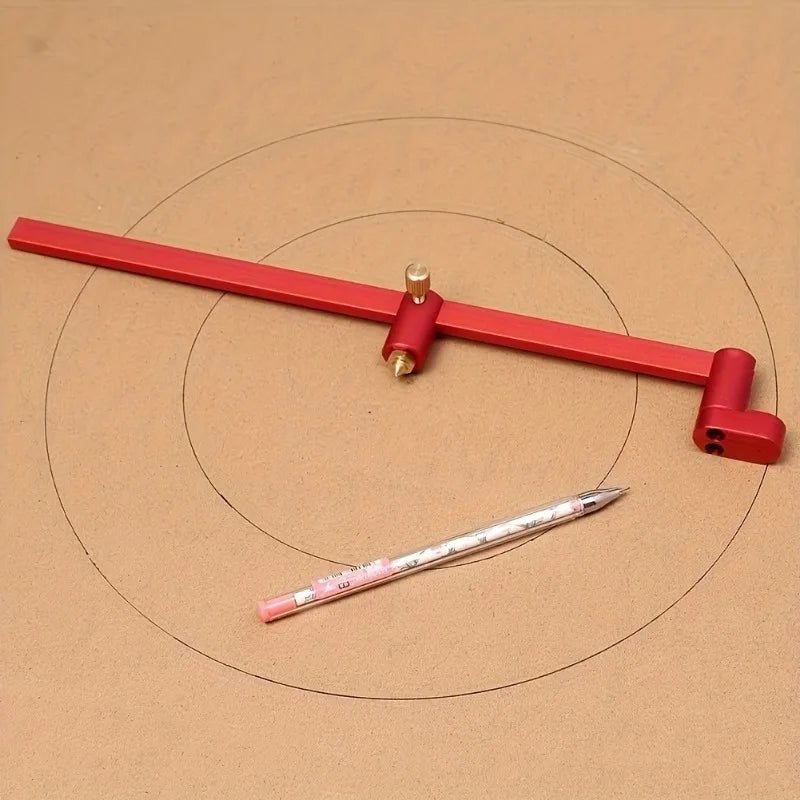 Woodworking Scribing Gauge & Center Finder Ruler – Aluminum Woodworking Scribing Gauge Babs