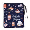 "Just Another Chapter" Zippered Paperback Book Cover + Pocket Zippered Book Cover Babs Blue