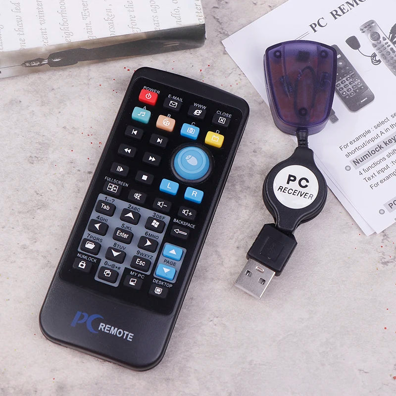 Wireless PC Mouse Remote Control with USB Receiver – Windows PC Remote Control Babs