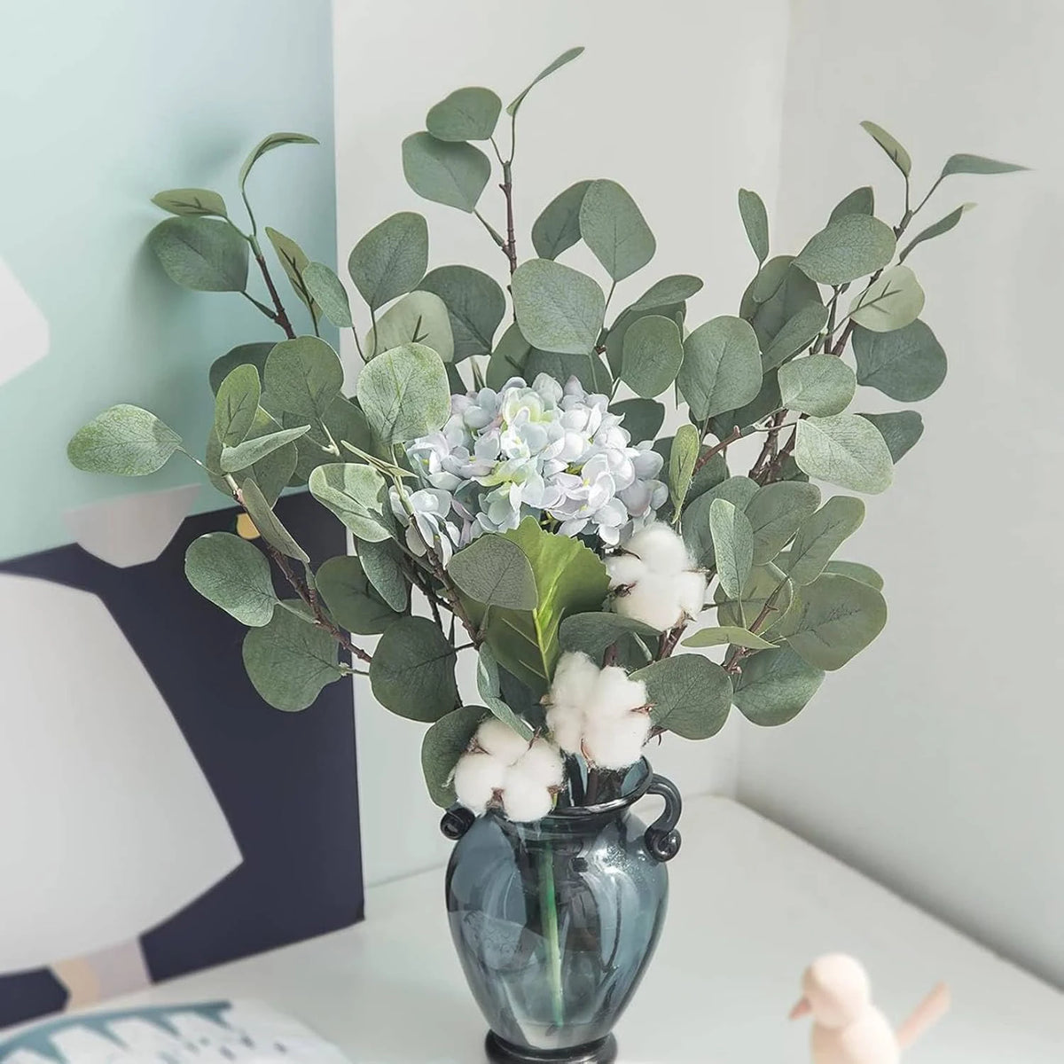 Faux Eucalyptus Branches – Wedding & Home Greenery Décor Artificial Greenery Branch Babs