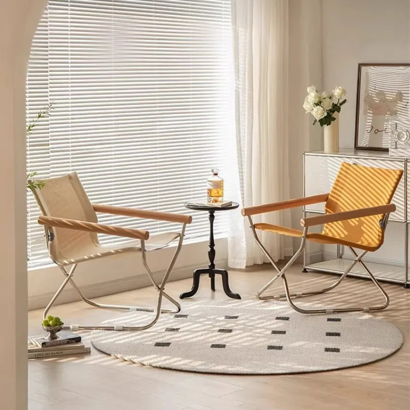 Portable Folding Armchair – Modern Minimalist Indoor & Outdoor Folding Armchair Babs