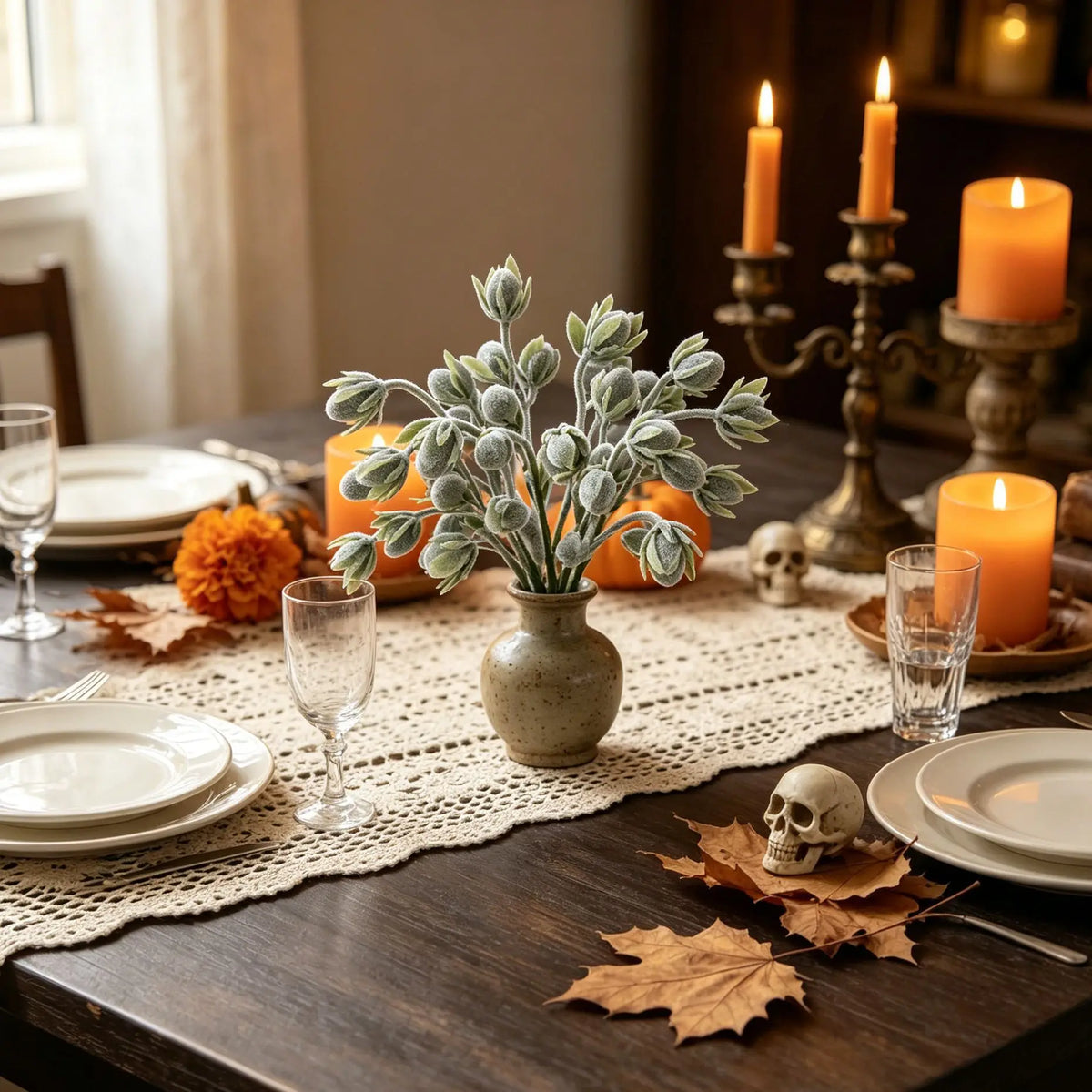 Artificial Autumn Flowers – Wreath, Vase Filler & DIY Craft Decor Artificial Flower Picks Babs