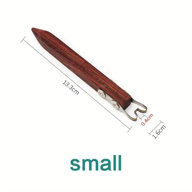 Clay Ring Foot Trimming Tool – Mahogany & Stainless Steel Clay Trimming Tool Babs S
