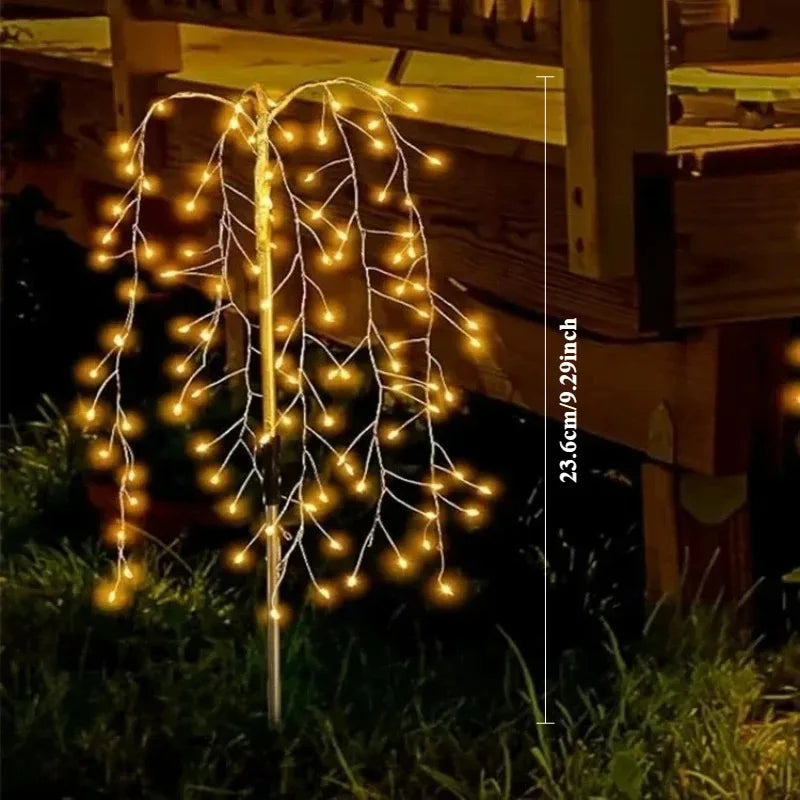 Outdoor Waterproof Firecracker Fireworks Garden Decorative Lights Garden Decorative Lights Babs Warm 100LED