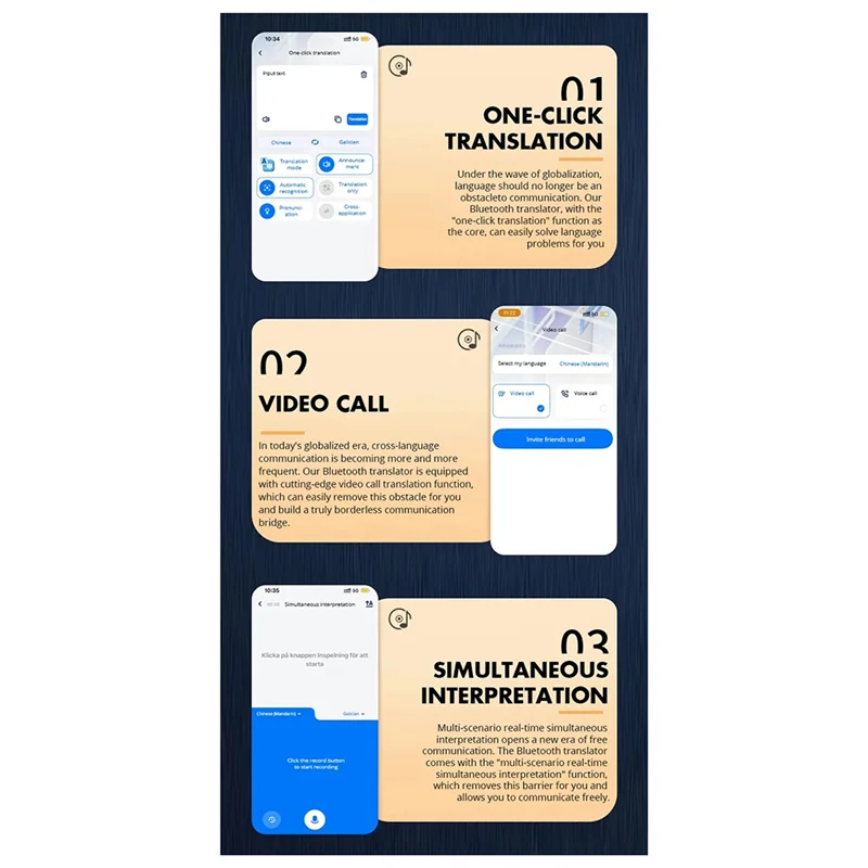 Smart AI Translator T9 – 138 Languages, Voice & Photo AI Language Translator Babs