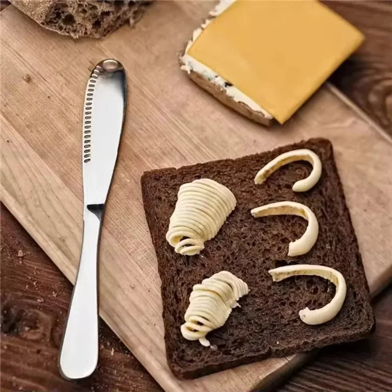 3-in-1 Stainless Steel Butter Spreader & Cheese Knife Butter Spreader Knife Babs