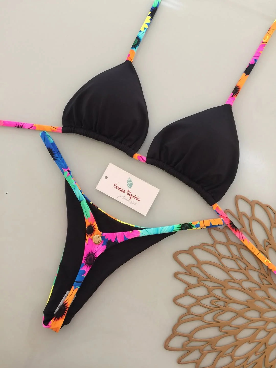 Women's Push Up Micro Bikini Set – Brazilian String Swimwear Women's Bikini Set Babs C S