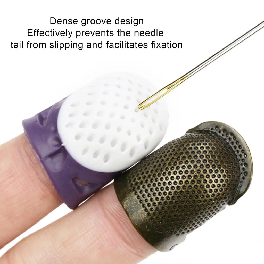 Silicone Sewing Thimble – Breathable Finger Protector for DIY Sewing Thimble Babs