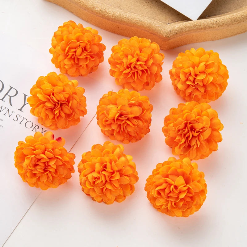 50pcs Silk Artificial Hydrangea Flower Heads – Wedding & Home Decor Artificial Flowers Babs color 18 50pieces