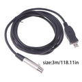 USB to XLR Microphone Cable – Computer Audio Adapter Microphone Adapter Cable Babs Black