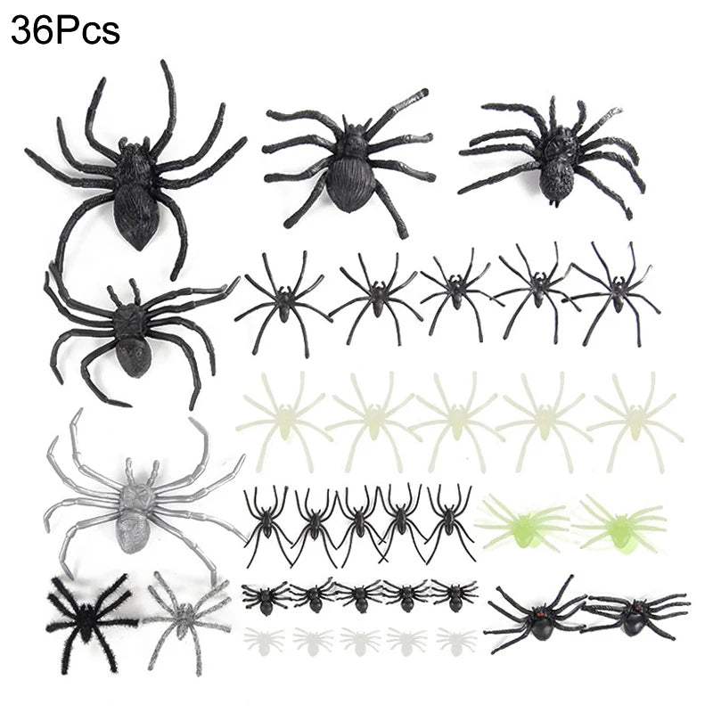 Giant Black Plush Spider Halloween Decoration Prop & Kids Toy Halloween Party Prop Babs 1pack spider