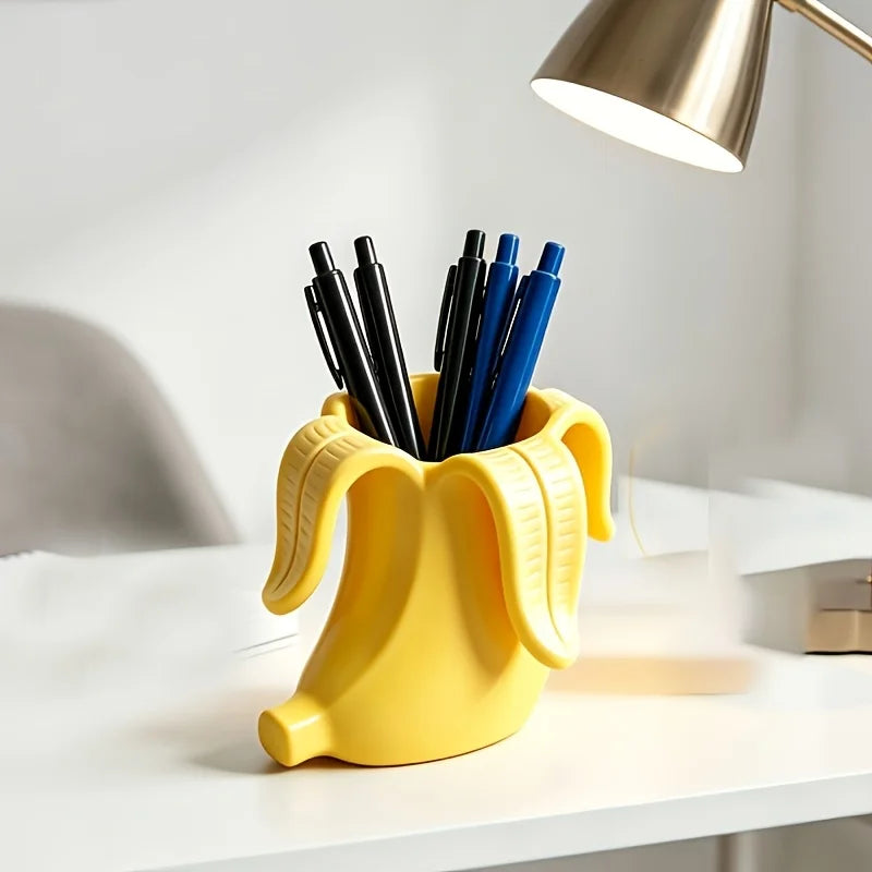Cute Banana Pen Holder Desktop Storage Organizer Desktop Pen Holder Babs