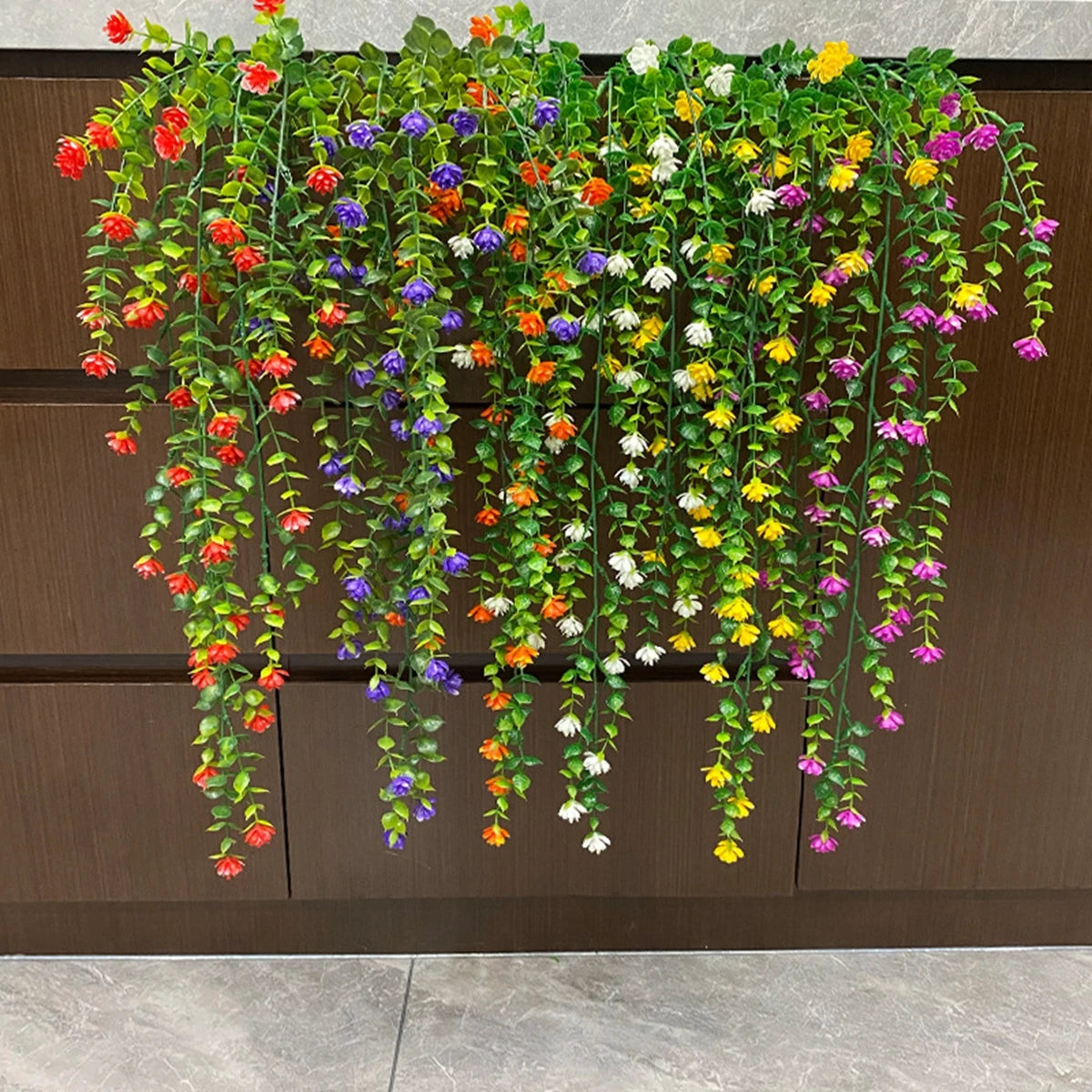 4 Pcs Artificial Eucalyptus Hanging Vines – UV Protected Faux Plants Artificial Hanging Vine Babs