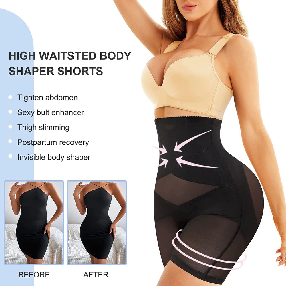 Women's Seamless High Waist Tummy Control Shapewear Shorts Shapewear Shorts Babs