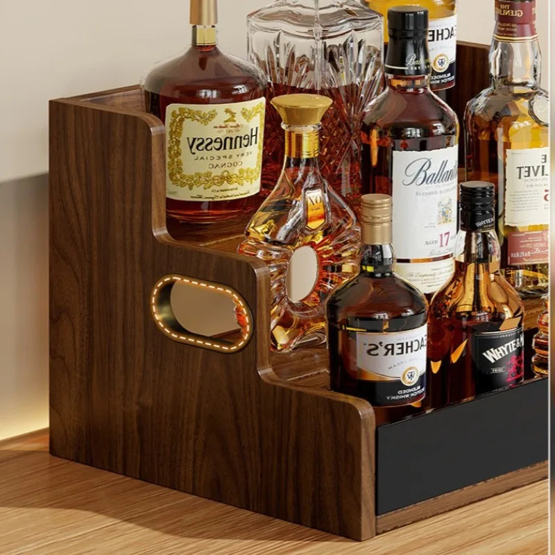 Wooden Wine Rack Vertical Display Holder – Luxury Bar Decor Wine Rack Babs